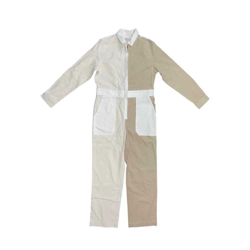 Brixton Women Doug's Hood River Mersey Coverall Dove Vanilla Small Jumpsuit NWT